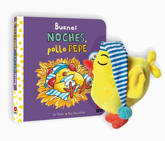 Buenas noches Pollo Pepe (Pack peluche)