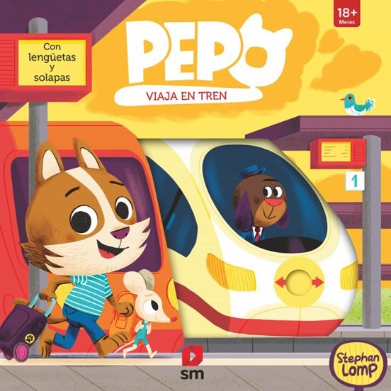 pepo viaja en tren